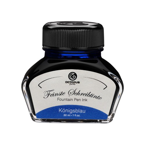 Octopus Fluids Fountain Pen Ink Royal Blue (Konigsblau) 30ml Octopus Fluids Fountain Pen Ink Royal Blue (Konigsblau) 30ml