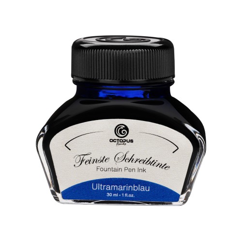 Octopus Fluids Fountain Pen Ink Ultramarine Blue (Ultramarinblau) 30ml Octopus Fluids Fountain Pen Ink Ultramarine Blue (Ultramarinblau) 30ml