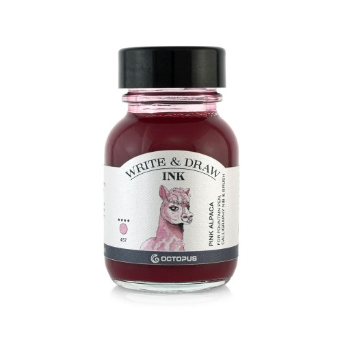 Octopus Fluids Write and Draw Ink 457 Pink Alpaca 50ml Octopus Fluids Write and Draw Ink 457 Pink Alpaca 50ml