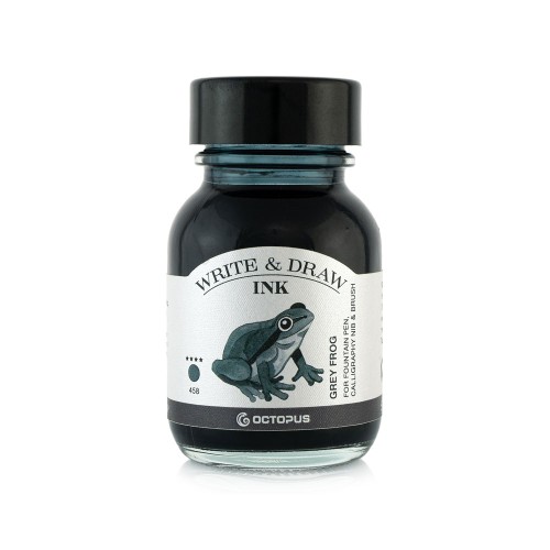 Octopus Fluids Write and Draw Ink 458 Grey Frog 50ml Octopus Fluids Write and Draw Ink 458 Grey Frog 50ml