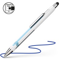 Schneider Ballpoint Stylus Pen Epsilon Touch Extra Broad Blue Ink White/Blue Barrel