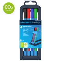 Schneider Ballpoint Pen Slider Edge XB Assorted Case 4 pieces