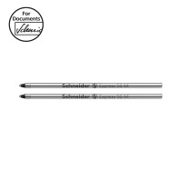 Schneider Pen Refill Ballpoint 56 (D1) )Medium Black 2 pieces